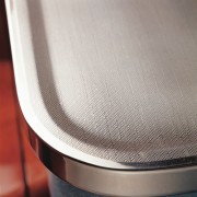 An example of the different textured stainless steel product, product design, gray