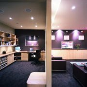 Len Wallis Audio showroom living room - Len ceiling, countertop, interior design, kitchen, room, black