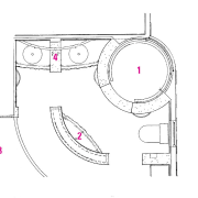 floor plan of a shower box - floor angle, area, artwork, automotive design, circle, design, diagram, drawing, font, line, line art, organ, pattern, product, product design, white, white