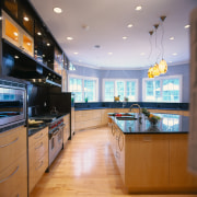 View of this kitchen - View of this cabinetry, ceiling, countertop, home, interior design, kitchen, real estate, room, gray