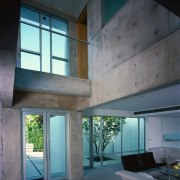 View of the building materials used on the architecture, ceiling, daylighting, glass, house, interior design, window, gray, black