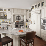 View of the traditional kitchen - View of cabinetry, countertop, cuisine classique, interior design, kitchen, room, gray