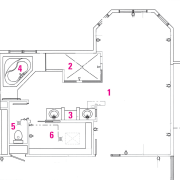 Architectural view of this home - Architectural view area, design, diagram, drawing, floor plan, line, plan, product design, white