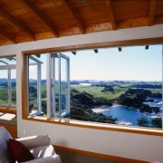 View of the windows by Rylock - View estate, home, house, interior design, property, real estate, window, wood, gray