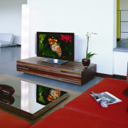 Interior vie wof lounge and living - Interior floor, flooring, furniture, interior design, living room, table, white