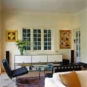 View of the casual living area - View ceiling, furniture, home, house, interior design, living room, real estate, room, table, wall, window