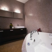 View of this bathroom - View of this bathroom, bathtub, ceiling, floor, flooring, interior design, property, room, tile, wall, gray