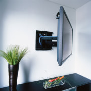 View of the Phillips touch screen remote control furniture, product, product design, white