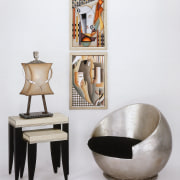 View of interior objects - View of interior ceramic, chair, furniture, product design, shelf, table, white