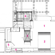 View of house plan - View of house architecture, area, artwork, design, diagram, drawing, floor plan, line, plan, product design, technical drawing, white