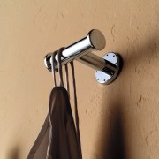 View of this bathroom accessory - View of product design, tap, orange