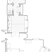 Floor plan for master bedroom and bathroom. - angle, area, artwork, black and white, design, diagram, drawing, floor plan, font, line, line art, plan, product, product design, structure, technical drawing, text, white