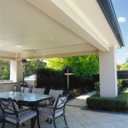 View inside of the gazebo, glass and iron daylighting, estate, house, interior design, outdoor structure, patio, porch, property, real estate, roof, shade, orange