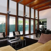 view of the lounge area and 4metre high ceiling, interior design, living room, property, real estate, window, gray, black