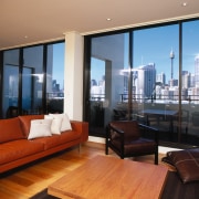 view of the apartment and floor to ceiling apartment, condominium, interior design, living room, penthouse apartment, property, real estate, window