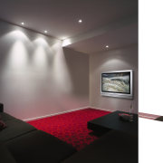 view of the lounge and the maroon oxygen architecture, ceiling, daylighting, floor, interior design, light, light fixture, lighting, product design, table, black, white