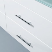 Aclose up view of some white draws with chest of drawers, drawer, furniture, product, product design, sideboard, white