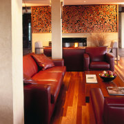 view of the lounge and reception area where interior design, living room, restaurant, room, wall, red, orange