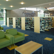 view of the quiet reading area in the institution, library, library science, public library
