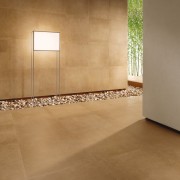 A view of a tiled floor and wall. floor, flooring, hardwood, interior design, laminate flooring, property, real estate, tile, wall, wood, wood flooring, brown, orange