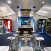 view of the phillips elctronic show room for interior design, gray