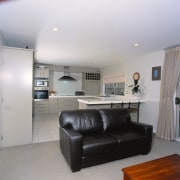 view of the interior of this award winning ceiling, floor, home, house, interior design, living room, property, real estate, room, gray