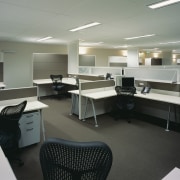 A view of the various fitouts applied in furniture, interior design, office, product design, gray, black