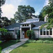 this home underwent a major transformation, both inside architecture, cottage, elevation, estate, facade, farmhouse, home, house, landscape, mansion, outdoor structure, plant, plantation, property, real estate, residential area, roof, tree, yard, green, black