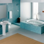 the serif suite by kohler  offers transitional angle, bathroom, bathroom accessory, bathroom cabinet, bathroom sink, ceramic, floor, interior design, plumbing fixture, product, product design, purple, room, sink, tap, tile, gray