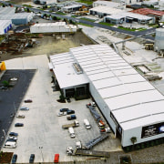 A view of the work done by Auckland aerial photography, roof, gray, white