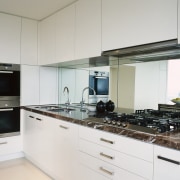 A view of some appliances by Miele. - cabinetry, countertop, cuisine classique, interior design, kitchen, white