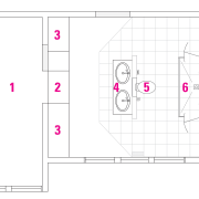legend plan; 1 master bedroom, 2 doorway, 3 angle, area, design, diagram, drawing, floor plan, font, line, product, product design, text, white
