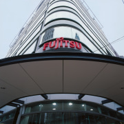 A view of some glass by Glasshape. - architecture, building, corporate headquarters, daytime, facade, landmark, metropolis, metropolitan area, skyscraper, black, white