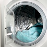 A view of a dryer. - A view clothes dryer, home appliance, laundry, major appliance, medical equipment, product, product design, washing machine, white