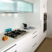 A view of a kitchen with some Miele cabinetry, countertop, home appliance, interior design, kitchen, room, white