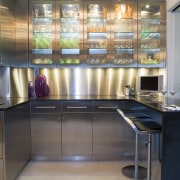 A view of a kitchen by St Charles cabinetry, countertop, interior design, kitchen, gray