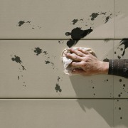 A view of a home using Eurika cladding art, visual arts, wall, gray