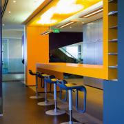 view of bright kitchen cabinetry manufactured by lifestyle architecture, ceiling, furniture, interior design, office, product design, table