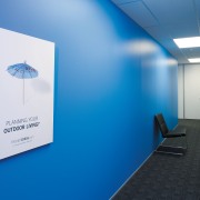 view of the treds office featuring blue featuring, blue, product design, blue, teal