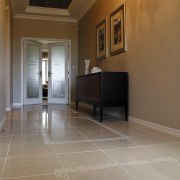 Large entranceway of home featuring porcelain and marble ceiling, estate, floor, flooring, hardwood, home, house, interior design, laminate flooring, lobby, property, real estate, room, tile, wall, wood, wood flooring, brown, gray