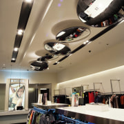A view of a shop in Sylvia Park ceiling, design, interior design, brown, black