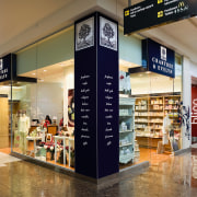A view of a shop fitted out by outlet store, retail, shopping mall, brown