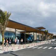 A view of some construction work done by architecture, building, city, mixed use, residential area, sky, gray