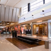 A view of Sylvia Park. - A view interior design, lobby, retail, shopping mall, brown