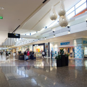 A view of Sylvia Park. - A view building, lobby, retail, shopping mall, gray