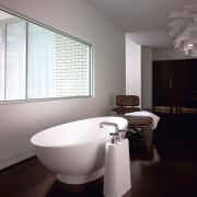 A view of a abthtub by Victoria &amp; bathroom, bidet, interior design, plumbing fixture, product design, room, sink, tap, toilet seat, window, gray, black