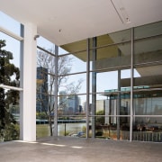 A view of some work by Gay Constructions. architecture, daylighting, glass, house, structure, window, gray