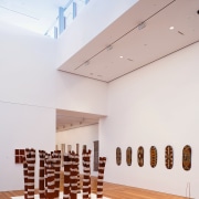 A view of some wallcoverings by A.F Sarri. architecture, ceiling, daylighting, exhibition, interior design, product design, tourist attraction, white