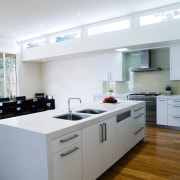 A view of a kitchen with some Omega cabinetry, countertop, interior design, kitchen, real estate, room, white