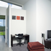 A view of some paints by Resene. - interior design, office, real estate, gray, white